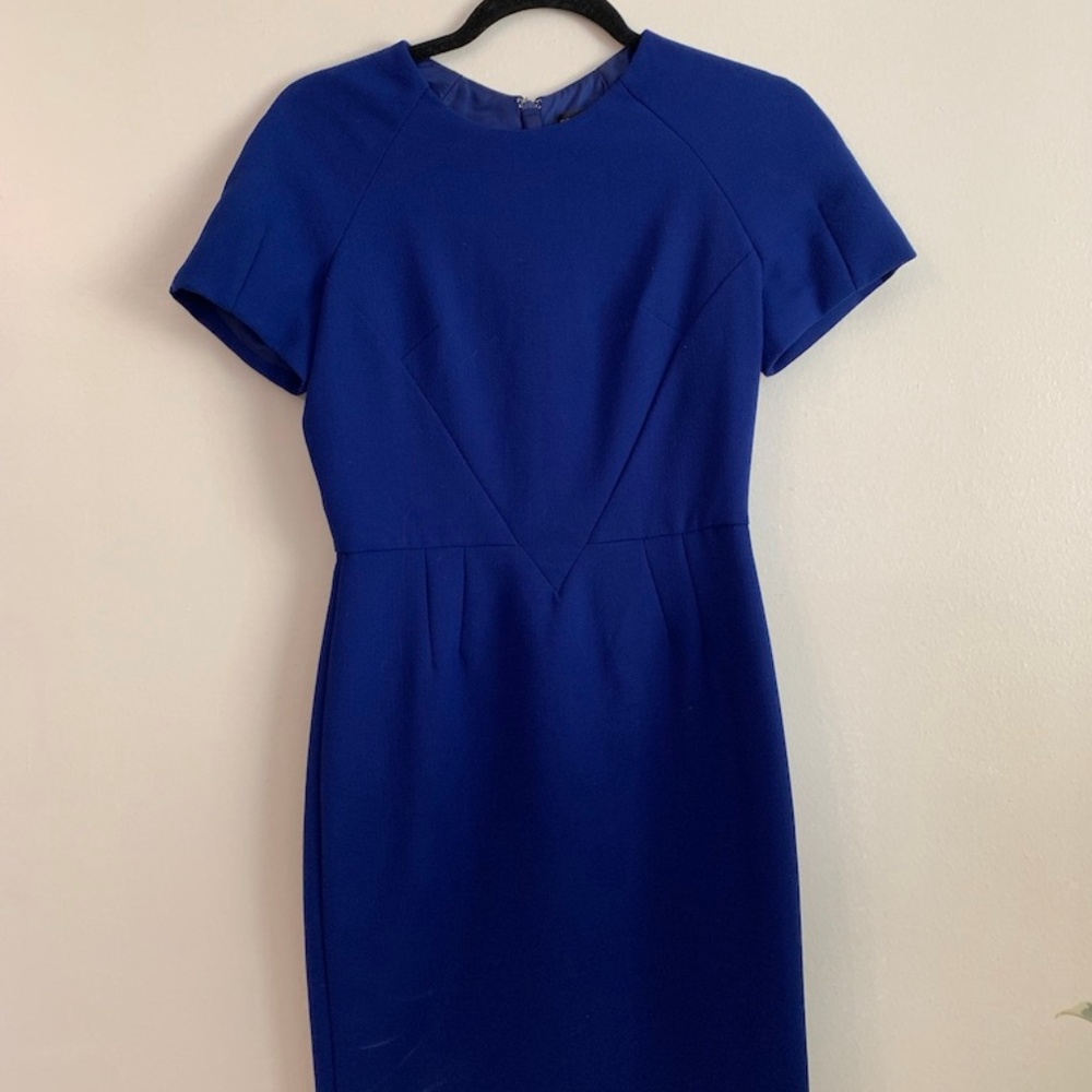 Topshop Shift dress with waist seam detail